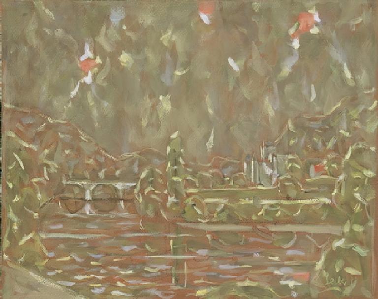 Catalogue raisonné, Hans Seiler, Fayrac et le pont, 1977