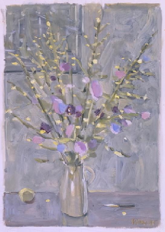 Catalogue raisonné, Hans Seiler, Fleurs mauves, 1977