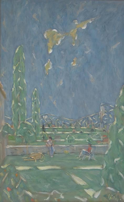 Catalogue raisonné, Hans Seiler, La terrasse, 1977