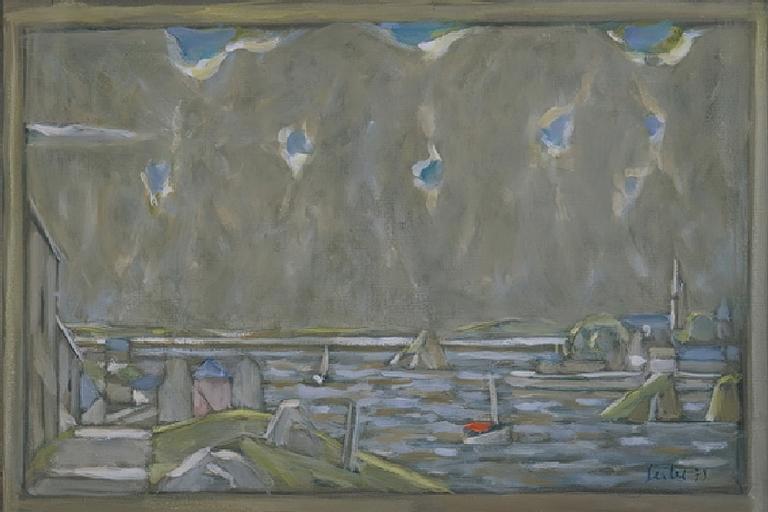 Catalogue raisonné, Hans Seiler, La rue du moulin, 1978