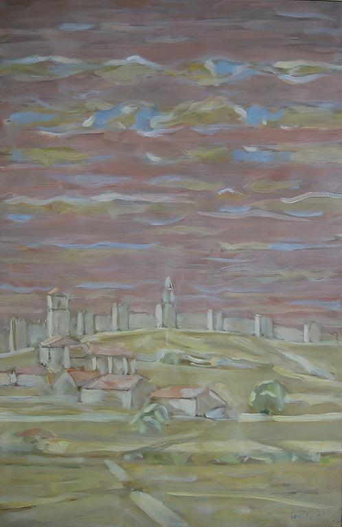 Catalogue raisonné, Hans Seiler, Les remparts d'Avila (rose), 1978