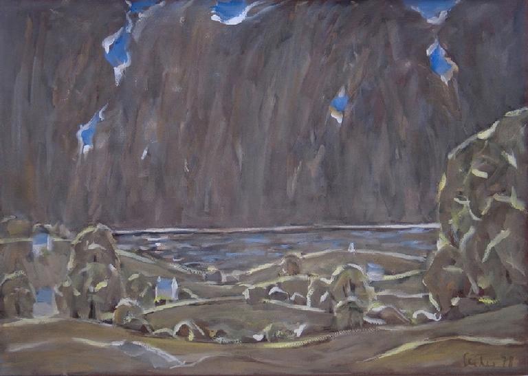 Catalogue raisonné, Hans Seiler, Paysage de Bretagne (brun), 1978