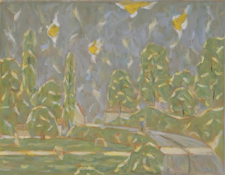Catalogue raisonné, Hans Seiler, Route dans le Lot, 1978