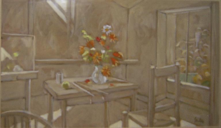 Catalogue raisonné, Hans Seiler, Bouquet dans l'atelier, circa 1978