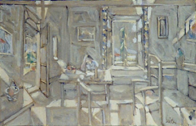 Catalogue raisonné, Hans Seiler, Intérieur, circa 1978