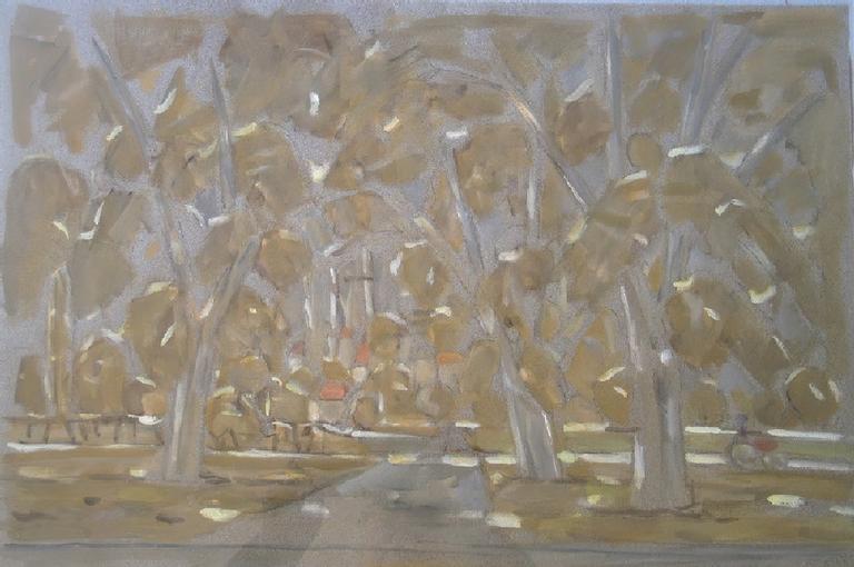 Catalogue raisonné, Hans Seiler, Les arbres de La Roque, circa 1978