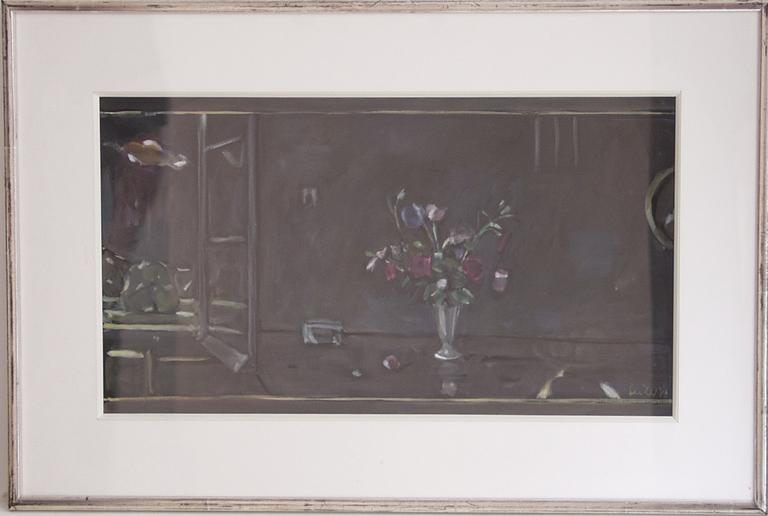 Catalogue raisonné, Hans Seiler, Bouquet à la fenêtre (gris), 1979