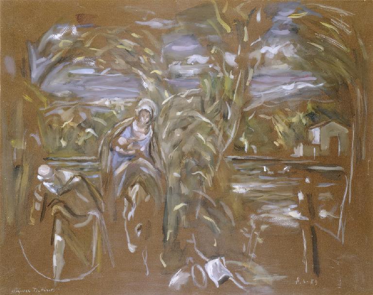 Catalogue raisonné, Hans Seiler, La fuite en Egypte (D'après le Tintoret), 1979