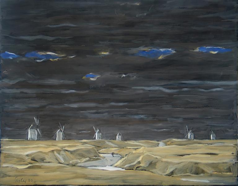 Catalogue raisonné, Hans Seiler, Les moulins de la Manche, 1980