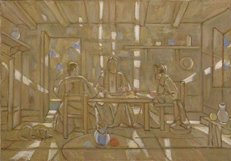 Catalogue raisonné, Hans Seiler, Les pélerins d'Emmaüs, 1980