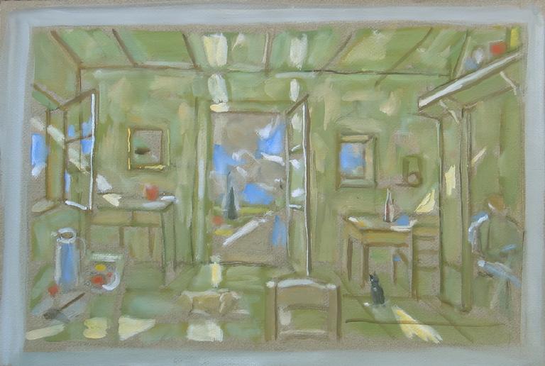 Catalogue raisonné, Hans Seiler, Intérieur, circa 1980