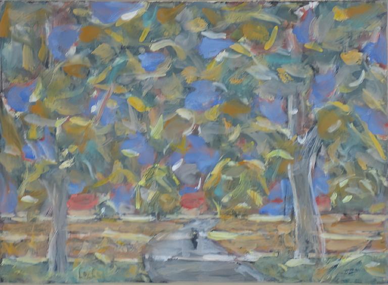 Catalogue raisonné, Hans Seiler, Le chemin dans les arbres, circa 1980