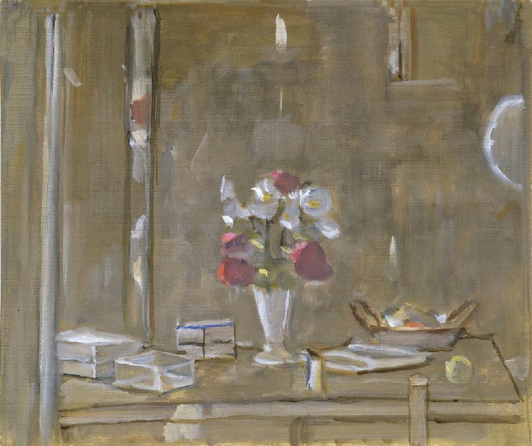 Catalogue raisonné, Hans Seiler, Fleurs sur la table, circa 1980