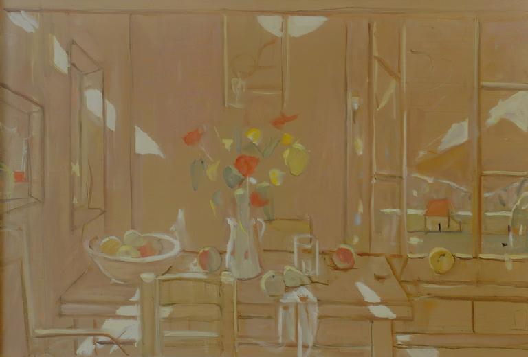 Catalogue raisonné, Hans Seiler, Intérieur au bouquet, circa 1980