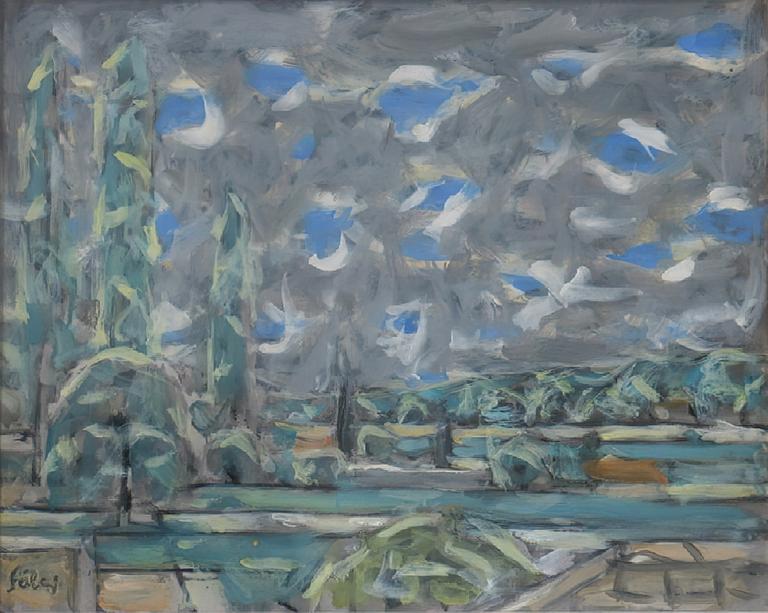Catalogue raisonné, Hans Seiler, Paysage de la Roque, circa 1980