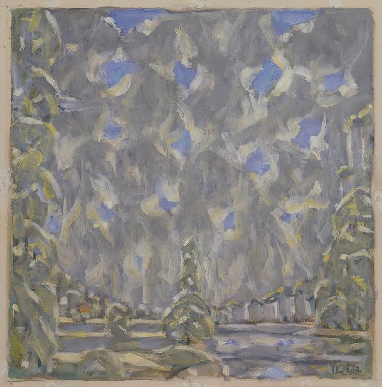 Catalogue raisonné, Hans Seiler, Vallée aux peupliers, circa 1980