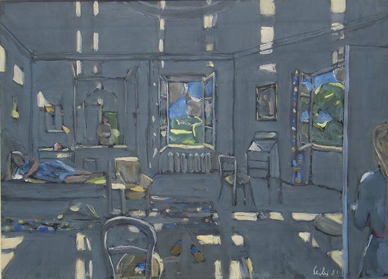 Catalogue raisonné, Hans Seiler, La chambre grise (sombre), 1981