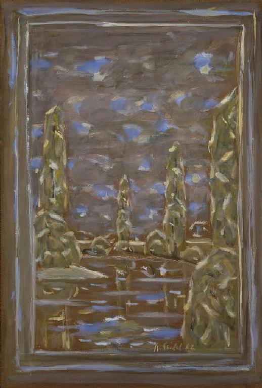 Catalogue raisonné, Hans Seiler, La rivière aux peupliers, 1982