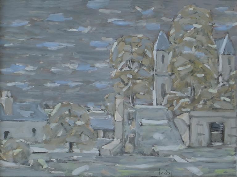 Catalogue raisonné, Hans Seiler, Le chemin du château II, circa 1982