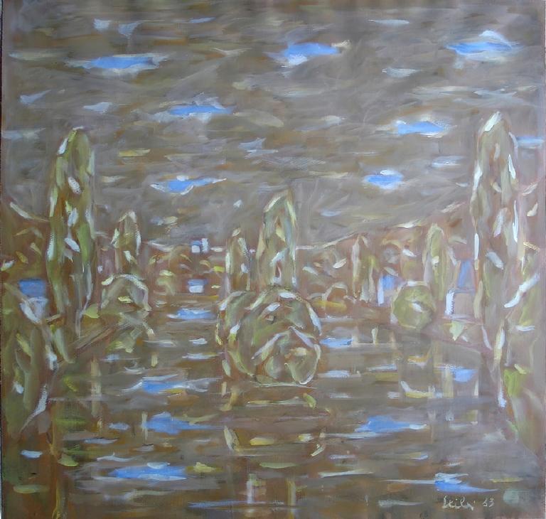 Catalogue raisonné, Hans Seiler, L'île sur la Marne, 1983