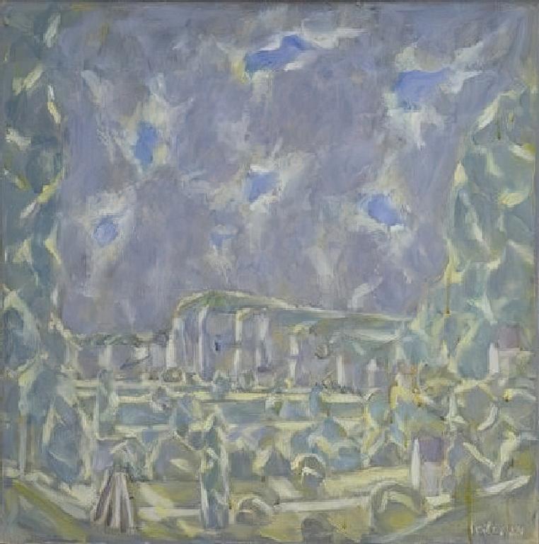 Catalogue raisonné, Hans Seiler, Falaises sur la Dordogne, 1984