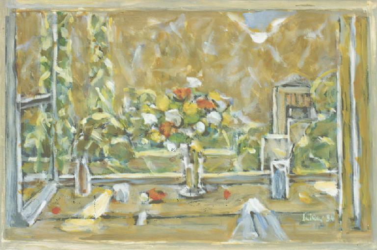 Catalogue raisonné, Hans Seiler, La fenêtre ouverte, 1984