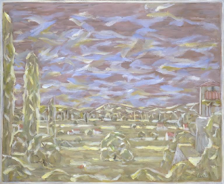 Catalogue raisonné, Hans Seiler, Vallée avec le noyer, 1984
