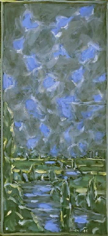 Catalogue raisonné, Hans Seiler, La vallée bleue, 1985