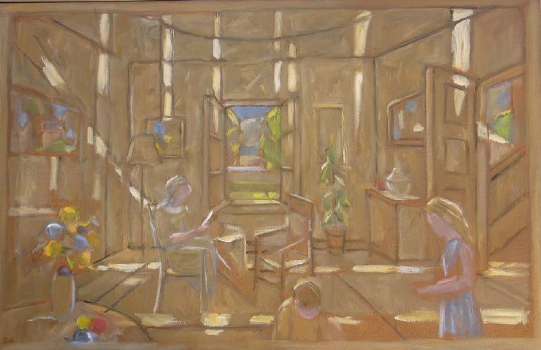 Catalogue raisonné, Hans Seiler, Intérieur aux enfants, 1986
