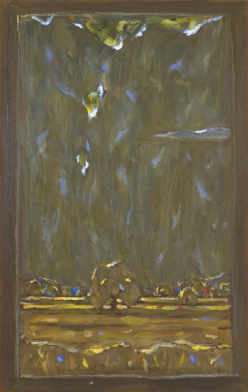 Catalogue raisonné, Hans Seiler, Le noyer sur champ roux, circa 1985