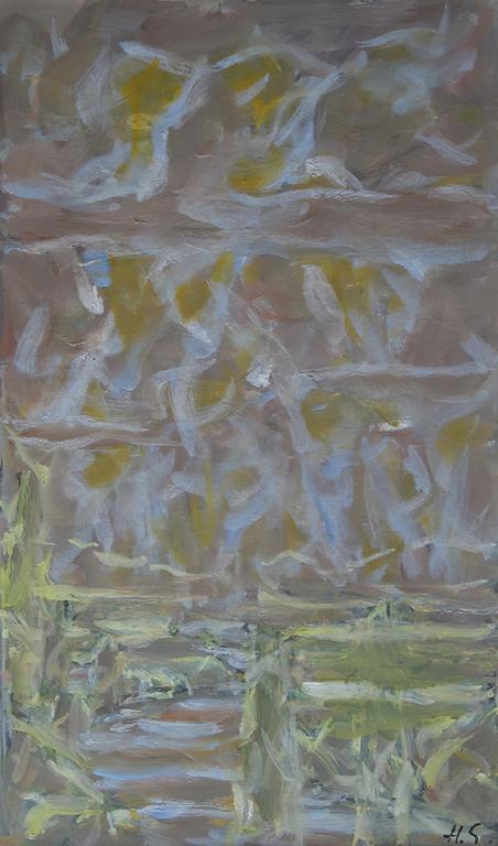Catalogue raisonné, Hans Seiler, Rivière mauve, circa 1985