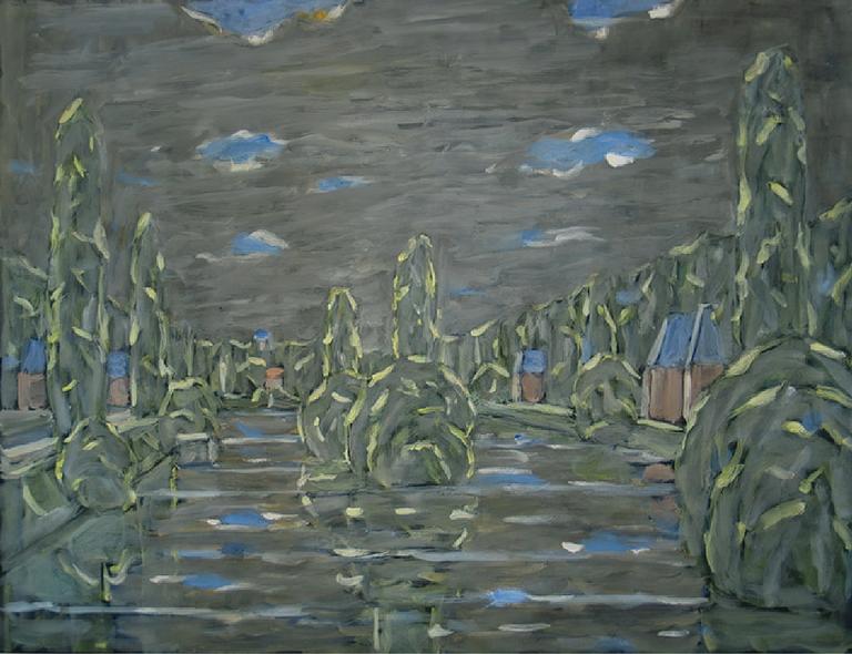 Catalogue raisonné, Hans Seiler, Au bord de la Marne, 1986