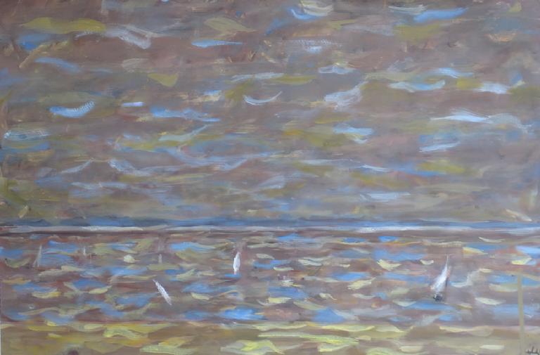 Catalogue raisonné, Hans Seiler, Bord de mer, 1986
