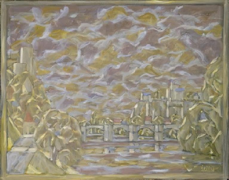 Catalogue raisonné, Hans Seiler, Vallée aux deux châteaux, 1986