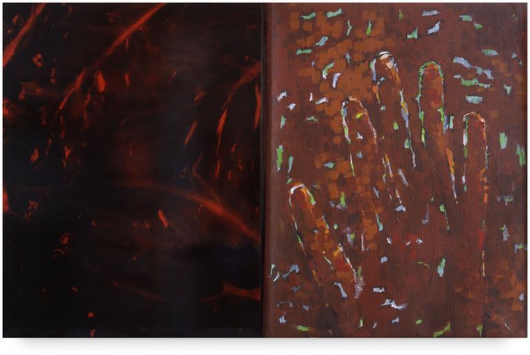 Catalogue raisonné, Bernadette Delrieu, Main végétal n°05 - 1993-94