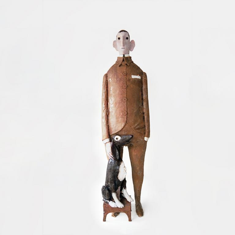 Chasse-Pot, L'homme et son chien (ou tabouret) — 1997