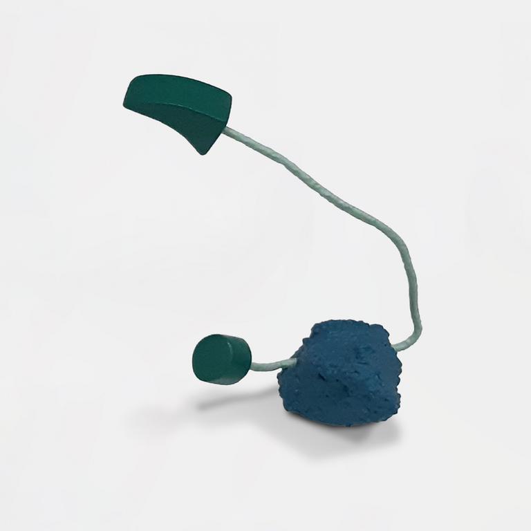Catalogue raisonné, Jean-Paul Thaéron, Sculpture bleu vert - 2019