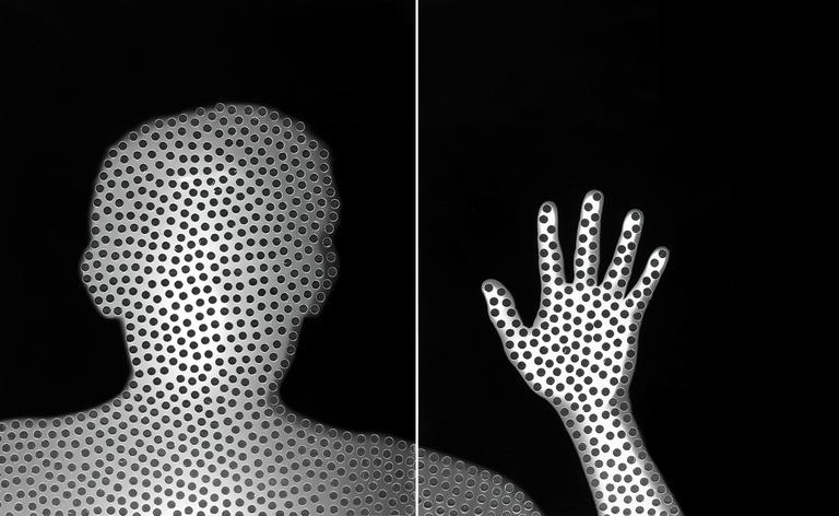 Catalogue raisonné, Henri Foucault, Autoportrait à la main gauche - 2000