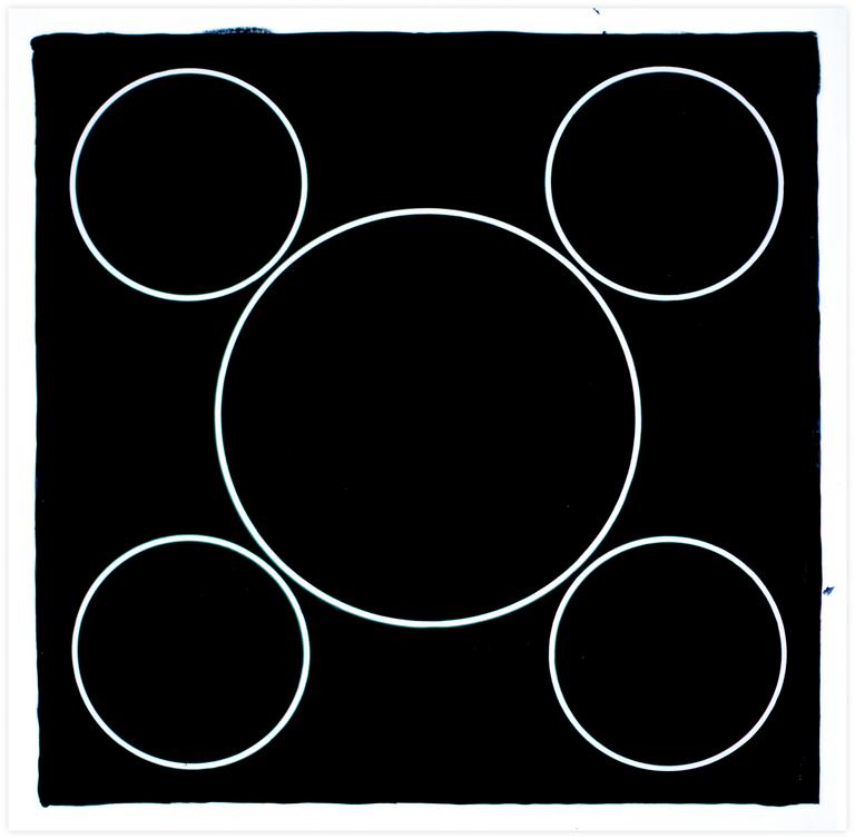 Catalogue raisonné, Henri Foucault, Cinq cercles 1 - 1990
