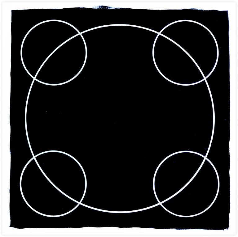 Catalogue raisonné, Henri Foucault, Cinq cercles 2 - 1990