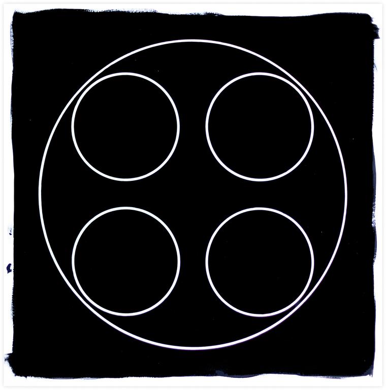 Catalogue raisonné, Henri Foucault, Cinq cercles 3 - 1990