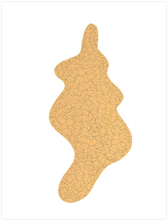 Catalogue raisonné, Henri Foucault, Forme molle et cercles 3 - 1999