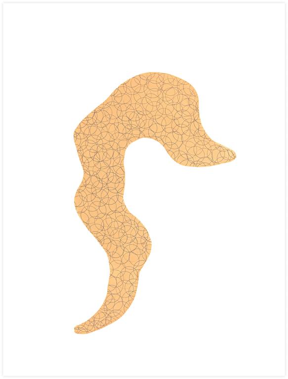 Catalogue raisonné, Henri Foucault, Forme molle et cercles 4 - 1999