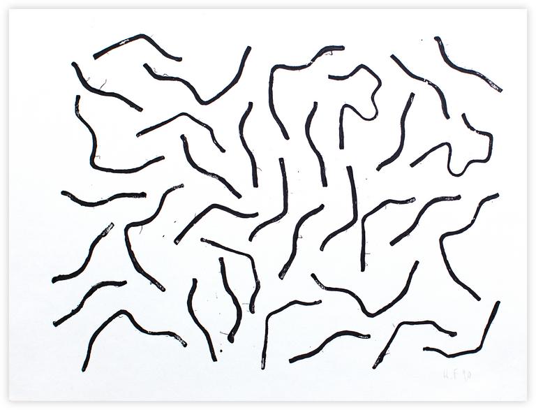 Catalogue raisonné, Henri Foucault, Formes serpentines 2 - 1990