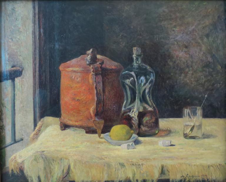 Catalogue raisonné, Paul Gauguin, À la fenêtre, nature morte, 1882