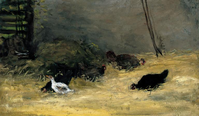 Catalogue raisonné, Paul Gauguin, Au poulailler, 1878