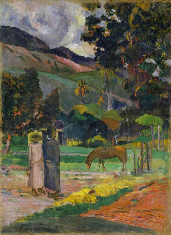 Catalogue raisonné, Paul Gauguin, Cheval au paturage, 1892