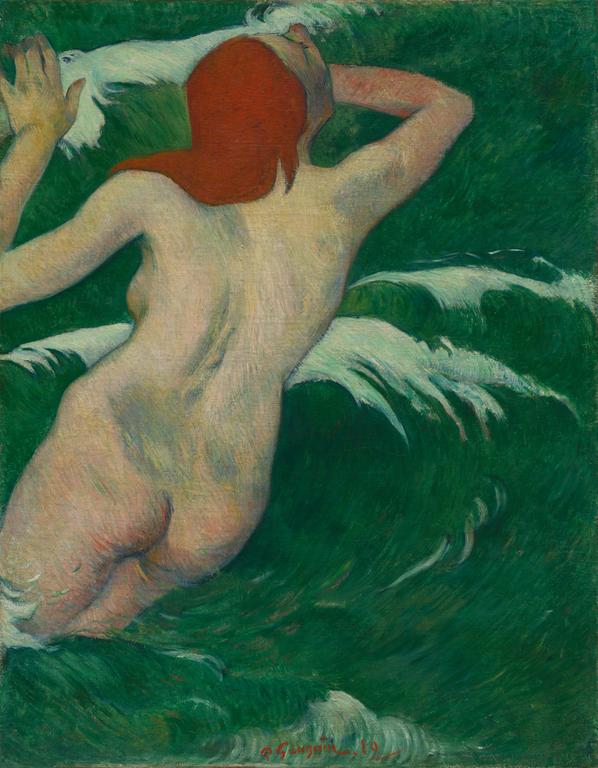 Catalogue raisonné, Paul Gauguin, Dans les Vagues, 1889