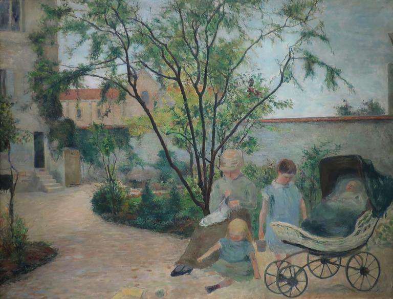 Catalogue raisonné, Paul Gauguin, Jardin à Vaugirard ou La Famille du peintre dans le jardin, 1881