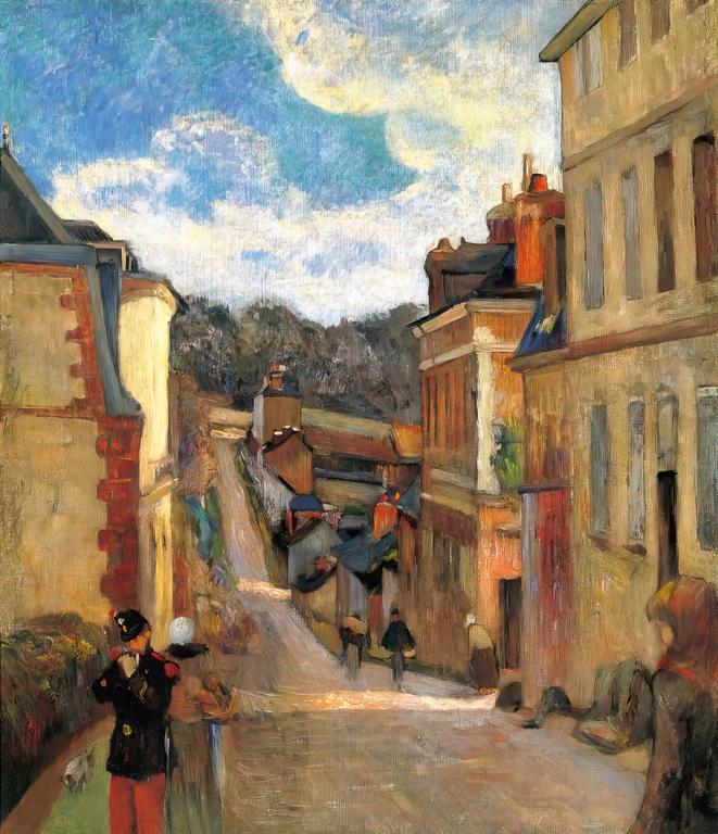 Catalogue raisonné, Paul Gauguin, Rue Jouvenet à Rouen, 1884